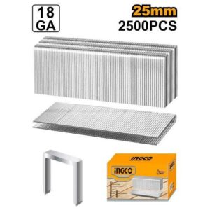 Agrafes à couronne 25 mm – 2500 pièces INGCO - ingco-maroc.com