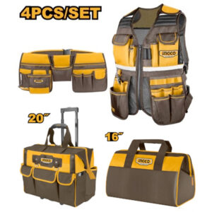 Jeu de 4 sacs à outils INGCO - ingco-maroc.com