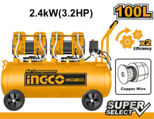 Compresseur d’air 100 L INGCO - ingco-maroc.com