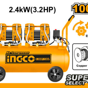 Compresseur d’air 100 L INGCO - ingco-maroc.com
