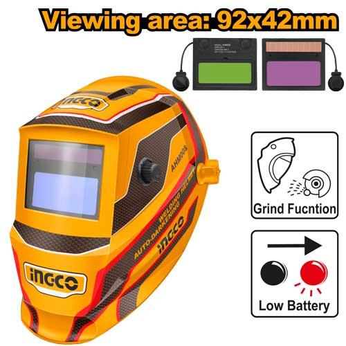 Casque de soudage à assombrissement automatique INGCO - ingco-maroc.com