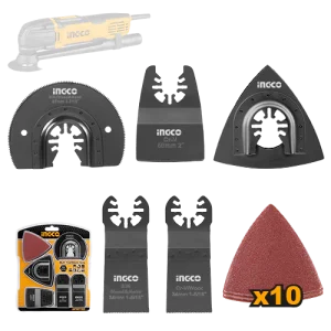 Set de lames pour outils multifonctions INGCO - ingco-maroc.com