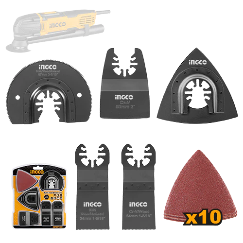 Set de lames pour outils multifonctions INGCO - ingco-maroc.com