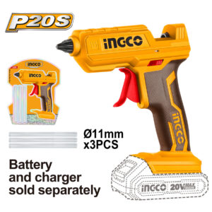 Pistolet à colle 20v (sans batterie/sans chargeur) INGCO - ingco-maroc.com