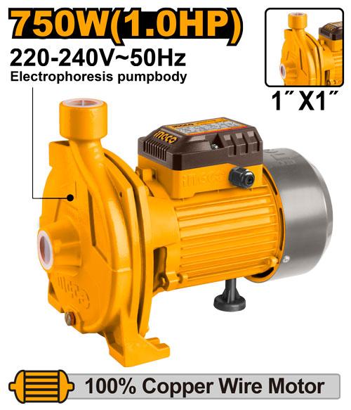 Pompe périphérique 750W INGCO - ingco-maroc.com
