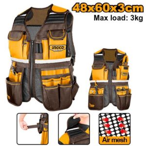 Gilet à outils INGCO - ingco-maroc.com