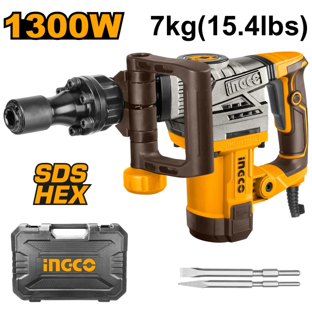 Marteau Piqueur 1300W INGCO - ingco-maroc.com