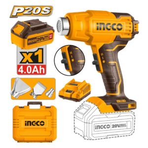 Décapeur thermique 20V+1Batt4Ah+3accessoires INGCO - ingco-maroc.com