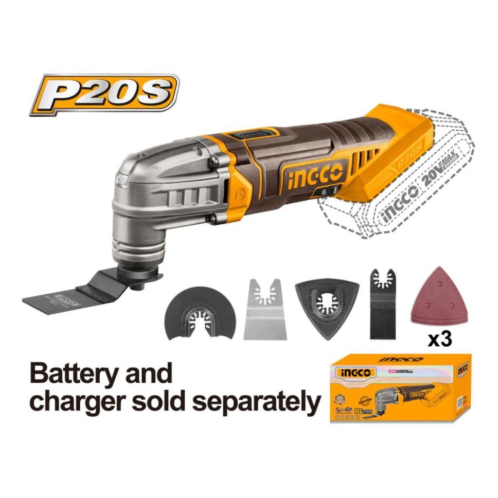 Outil multifonctions 20V (sans batterie/chargeur) INGCO - ingco-maroc.com