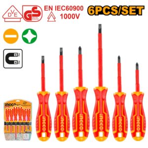 jeu de 6 tournevis isolés INGCO - ingco-maroc.com