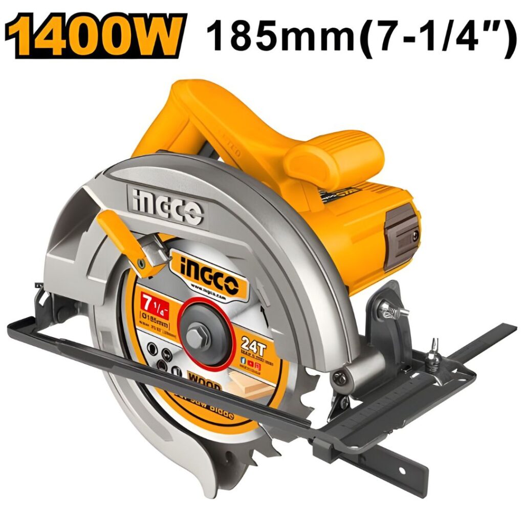 Scie circulaire 1400 W 185 mm INGCO - ingco-maroc.com
