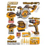Kit combo 3 pièces sans fil INGCO - ingco-maroc.com