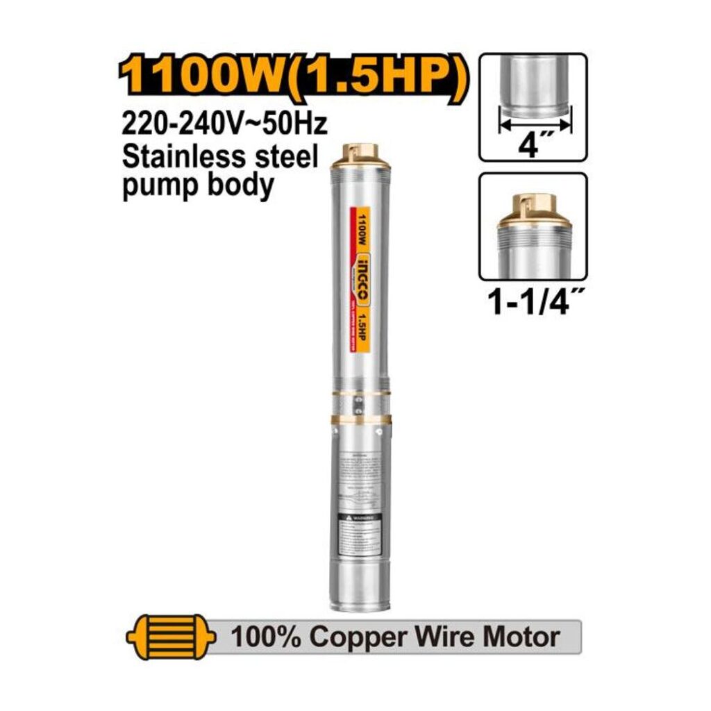 Pompe de puits 1100W INGCO - ingco-maroc.com