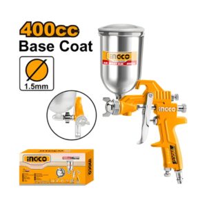 Pistolet à peinture 1,5 mm 400cc INGCO - ingco-maroc.com