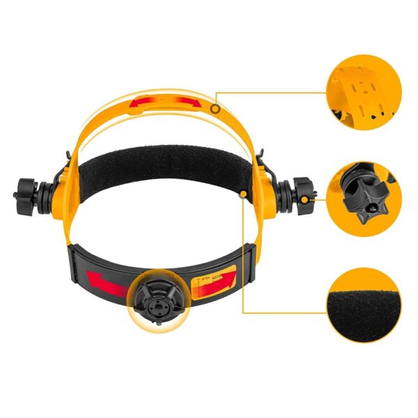 Casque de soudage à assombrissement automatique INGCO - ingco-maroc.com - 2