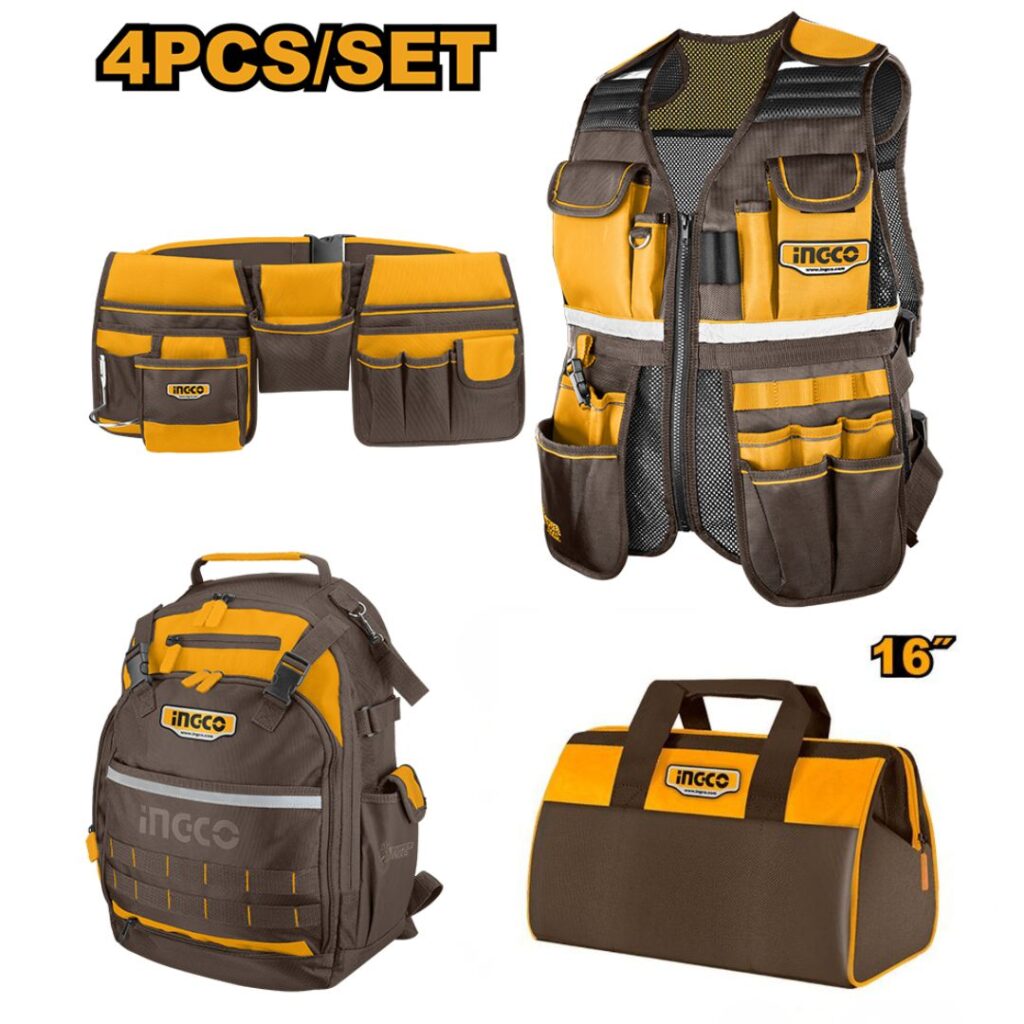 Kit 4 pièces porte-outils INGCO - ingco-maroc.com