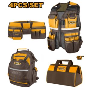 Kit 4 pièces porte-outils INGCO - ingco-maroc.com