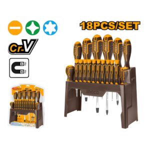 Set de 18 tournevis et tournevis de précision HKSD1828 INGCO - ingco-maroc.com