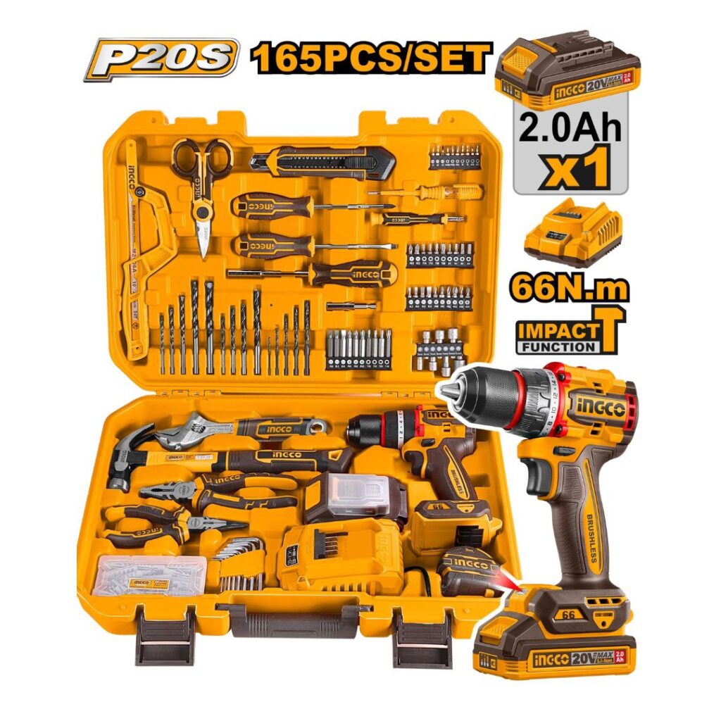 Set d’outils de 165 pièces HKTHP11651 INGCO - ingco-maroc.com