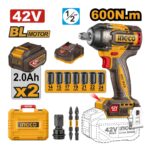 Clé à choc sans fil 42V 600 N.m CIWLI42602 INGCO - ingco-maroc.com