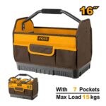 Sac à outils ouvert 16" poignée métal HTBGL04 INGCO - ingco-maroc.com