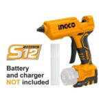 Pistolet à colle 12V Batterie (chargeur non inclus) INGCO - ingco-maroc.com
