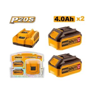 Kit batterie et chargeur Lithium-Ion P20S INGCO - ingco-maroc.com