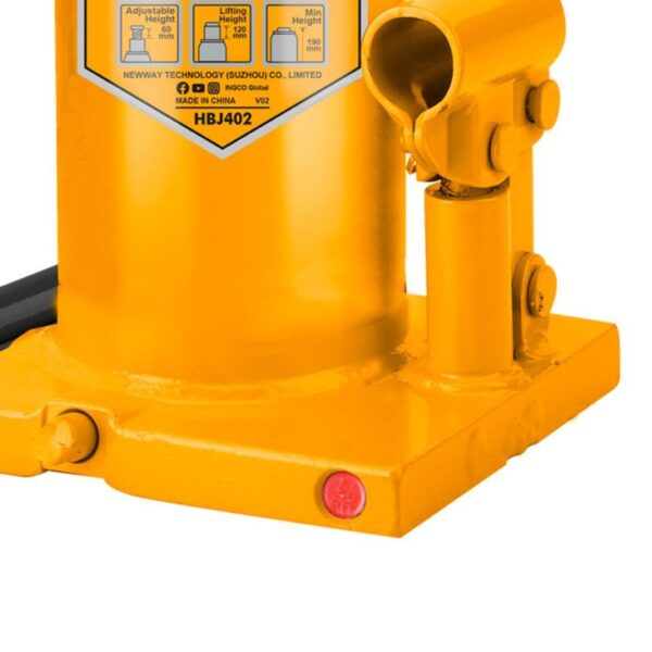 Cric bouteille Hydraulique 4 Tonnes INGCO - ingco-maroc.com - 2