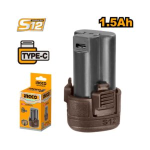 Batterie lithium-ion 12V-1.5Ah INGCO - ingco-maroc.com