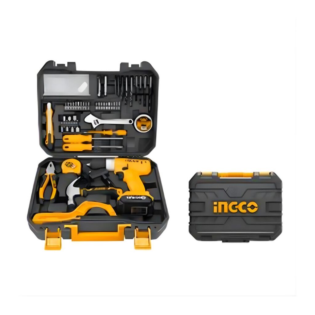 Coffret visseuse 12V + 127 outils/accessoires INGCO - ingco-maroc.com