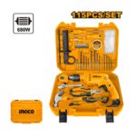 Coffret Perceuse 13mm 680W 115pcs INGCO - ingco-maroc.com