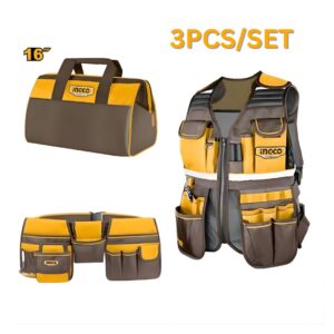 Jeu de 3 sacs à outils INGCO - ingco-maroc.com