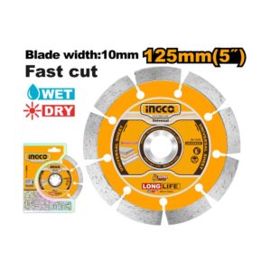 DISQUE DIAMANT 125MM A EAU ET SEC INGCO - ingco-maroc.com