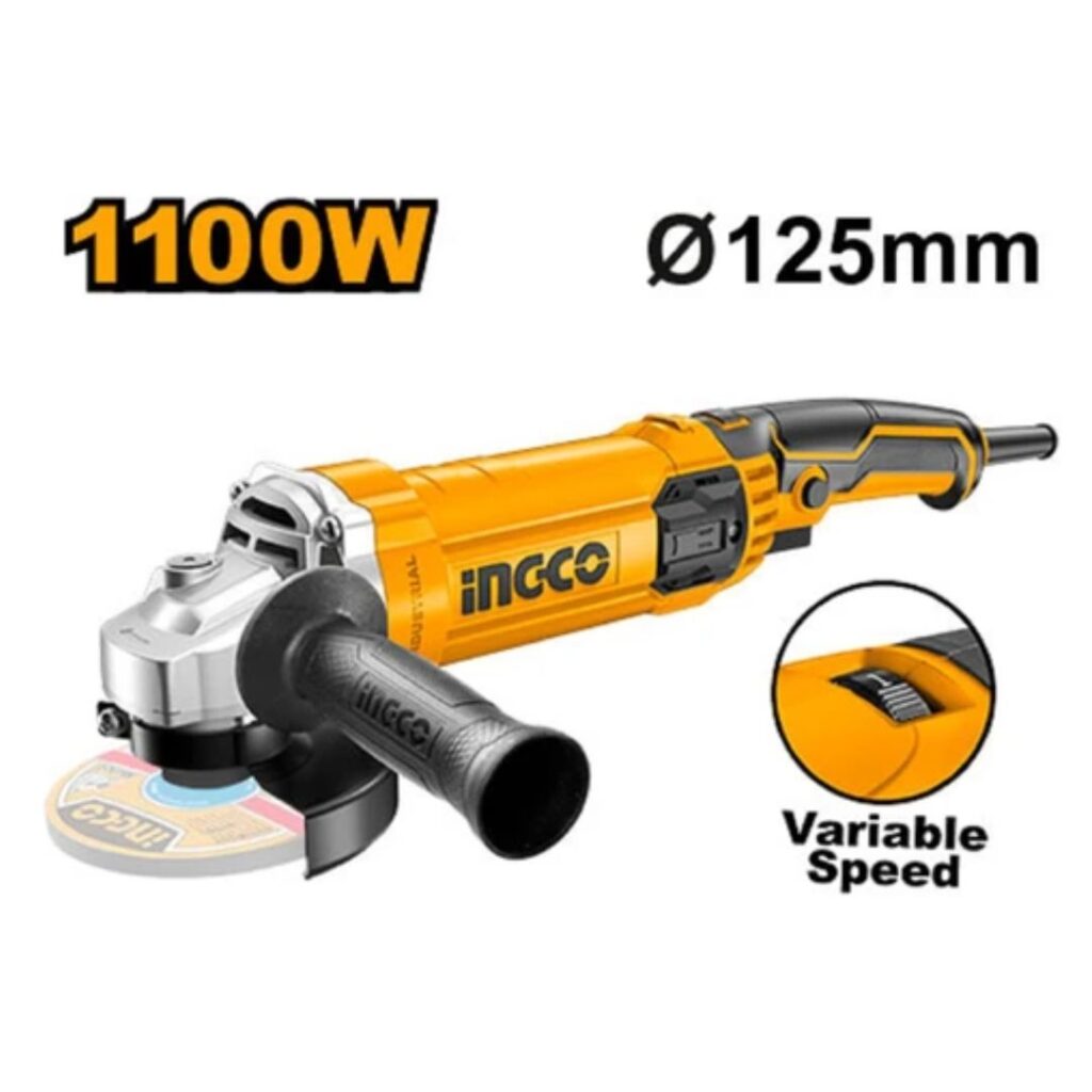 Meuleuse d'angle 1100W (AVEC VARIATEUR) INGCO - ingco-maroc.com