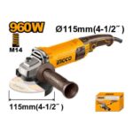 Meuleuse 115mm 960W INGCO - ingco-maroc.com