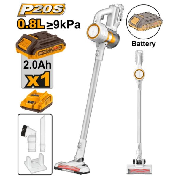 Aspirateur sans fil 20V INGCO - ingco-maroc.com - 3