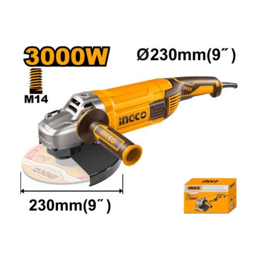 Meuleuse 230 mm 3000W INGCO - ingco-maroc.com