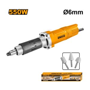 Meuleuse droite 6mm 550W + 3 accessoires INGCO - ingco-maroc.com