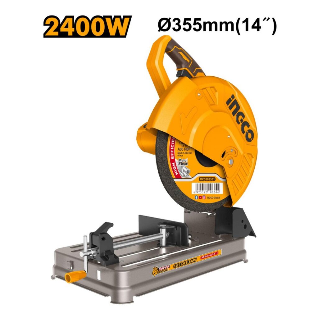 Tronçonneuse à métaux 2400W INGCO - ingco-maroc.com