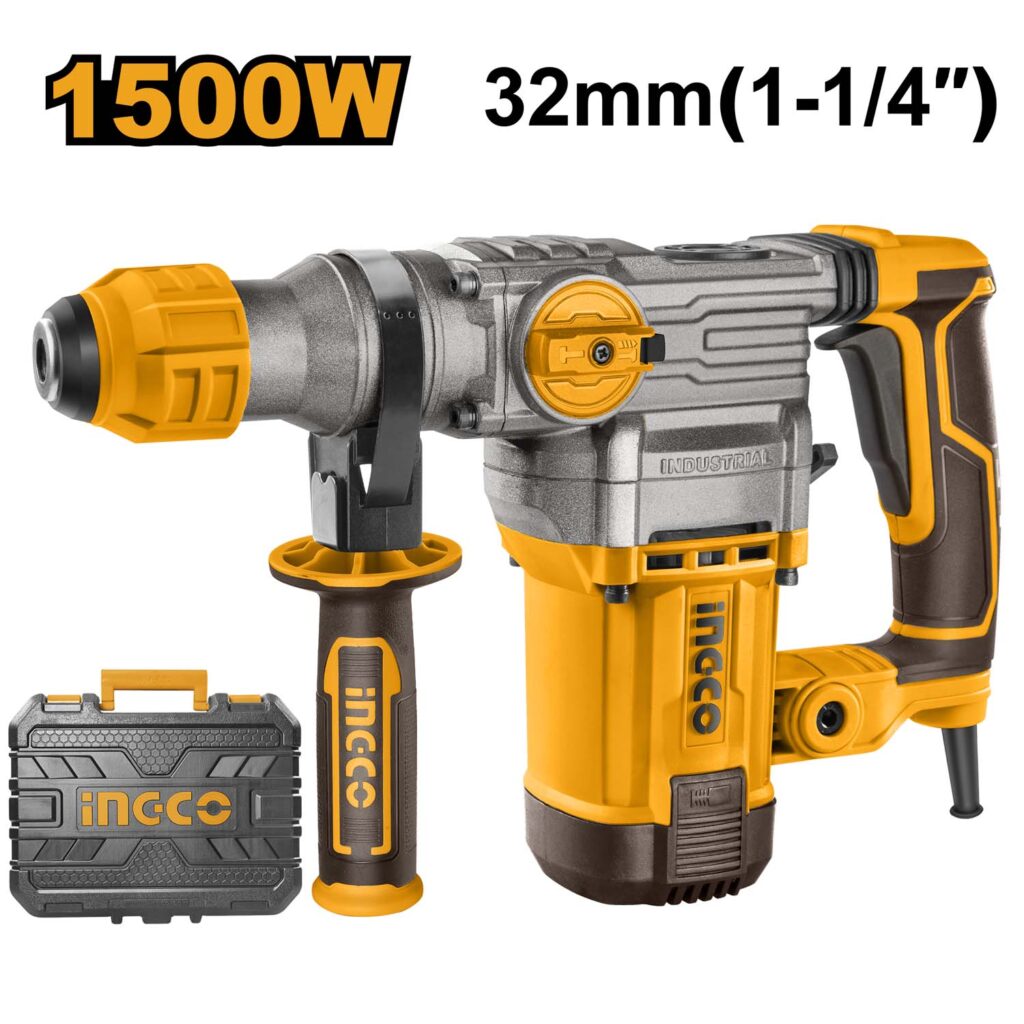 Marteau perforateur 1500W 32mm+5 access INGCO - ingco-maroc.com